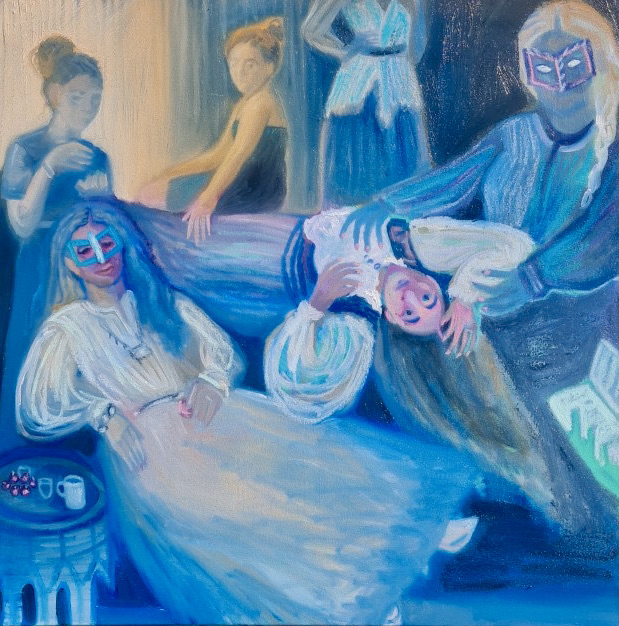 Intuition series, 5 paintings from a series of&nbsp;10